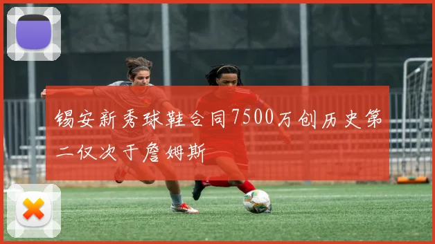 锡安新秀球鞋合同7500万创历史第二仅次于詹姆斯